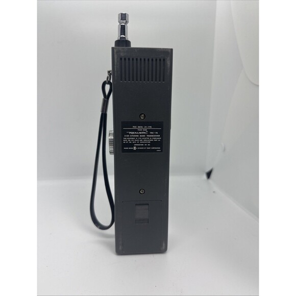 Realistic TRC-75 CB Transceiver 3 Channel Walkie Talkie Radio Vintage - Picture 3 of 5